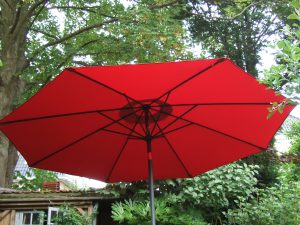 300cm Strebenlänge +/ 1.50m Streben 8 Parasoldoek.nl