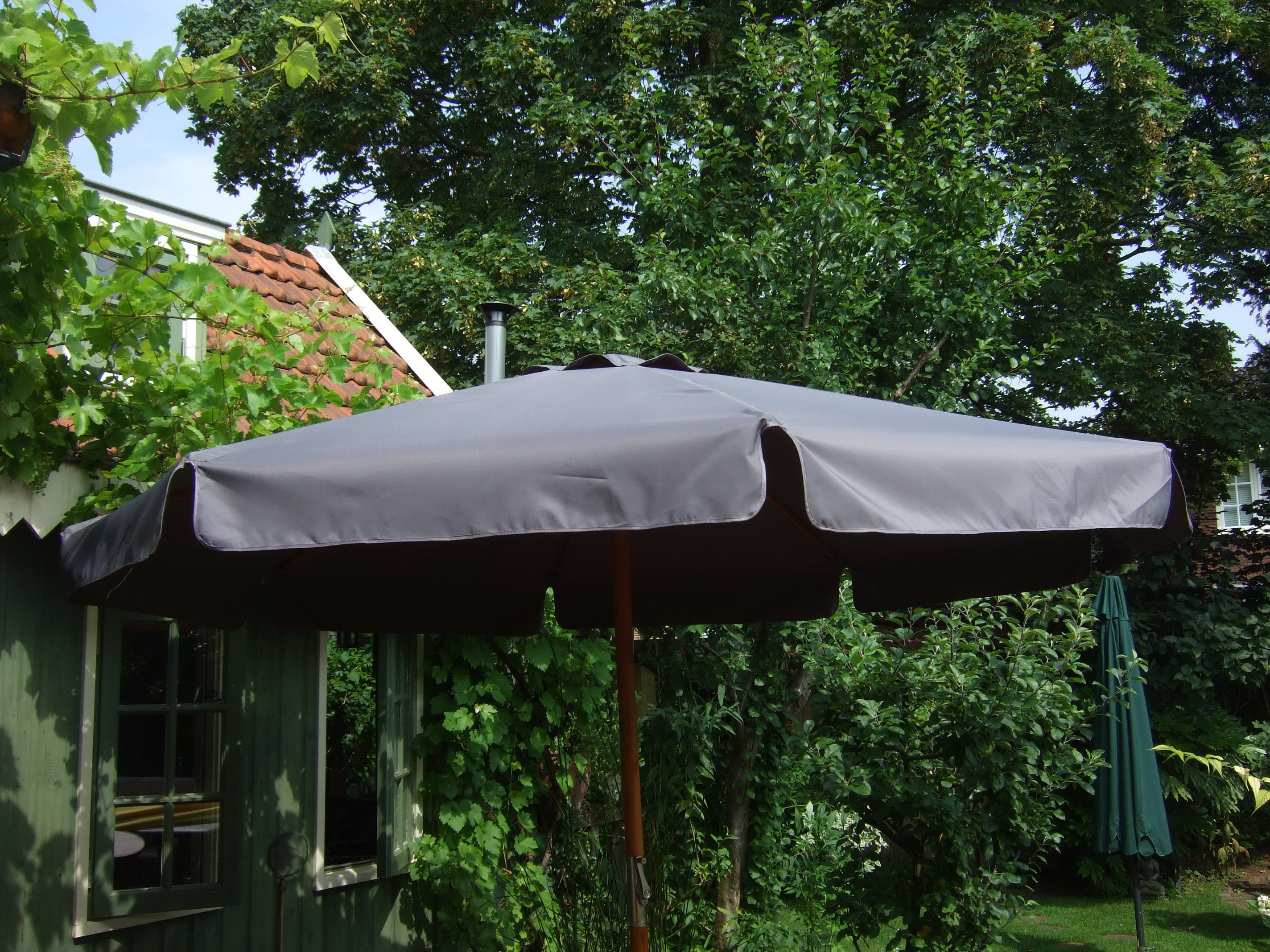 3 m Sonnenschirmbezug Bespannung Ersatzbezug Dach für Ampelschirm Farbwahl 